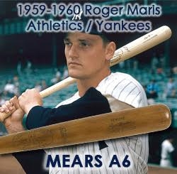1959-1960 Roger Maris Athletics / Yankees MVP Season H&B Louisville Slugger Professional Model Game Used Bat (MEARS A6)