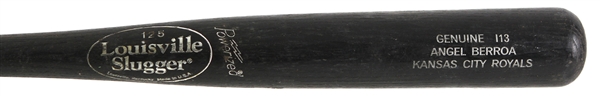 2002-07 Angel Berroa Kansas City Royals Louisville Slugger Professional Model Game Used Bat (MEARS LOA)