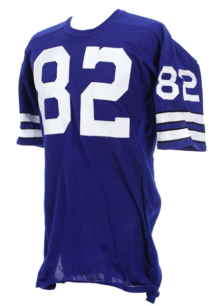 1973 Otto Stowe Dallas Cowboys Game Worn Home Jersey (MEARS LOA)