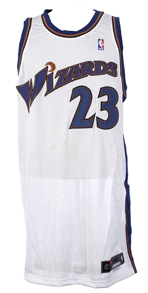 2002-03 Michael Jordan Washington Wizards Home Jersey (MEARS LOA)