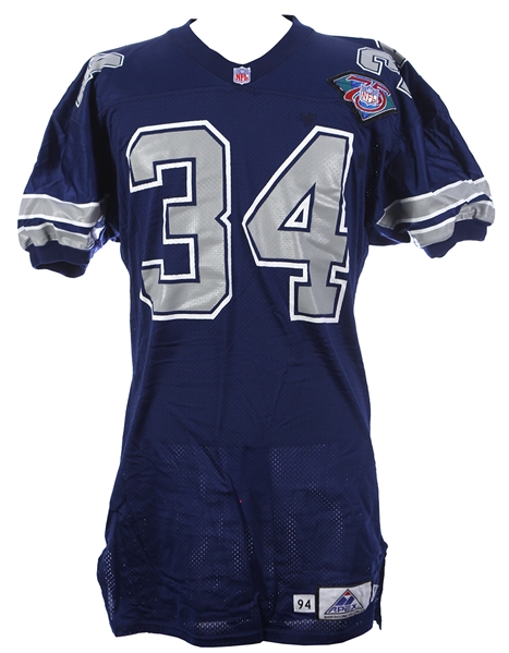 1994 Tommie Agee Dallas Cowboys Game Worn Road Jersey (MEARS LOA)