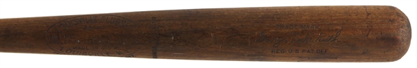1931 Babe Ruth New York Yankees H&B Louisville Slugger 40 BR Store Model Bat
