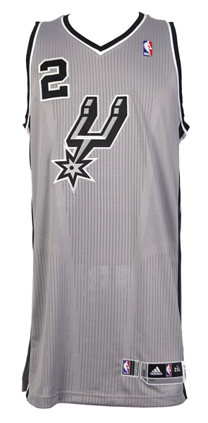 2012-14 Kawhi Leonard San Antonio Spurs Alternate Jersey (MEARS LOA)