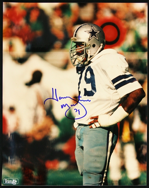 1973-1983 Harvey Martin Dallas Cowboys Signed 8x10 Color Photo (JSA)