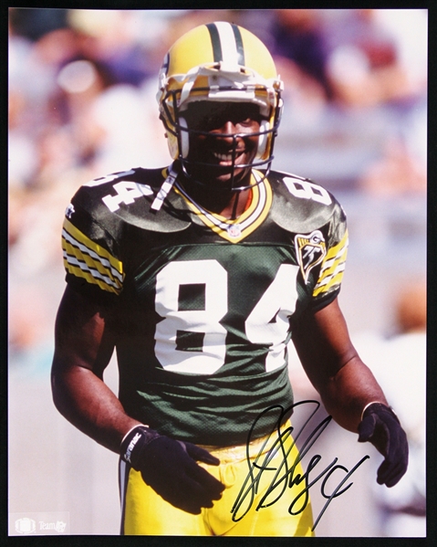 1993 Sterling Sharpie Green Bay Packers Signed 8x10 Color Photo (JSA)