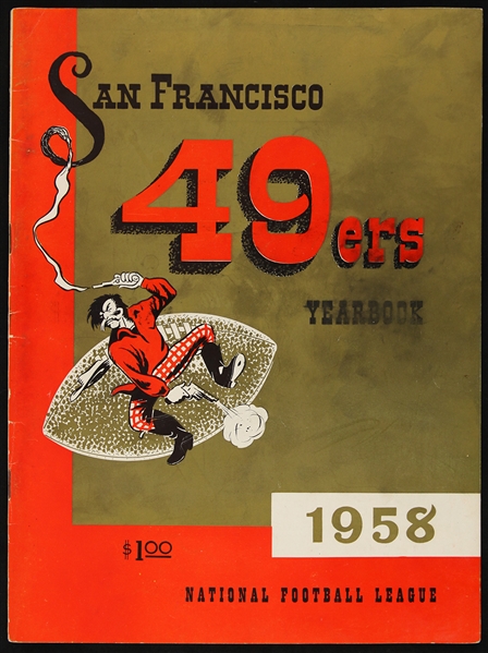 1958 San Francisco 49ers Team Yearbook