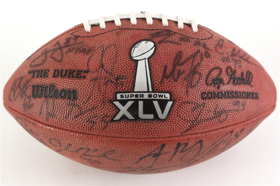 2011 Green Bay Packers Super Bowl Champions Team Signed ONFL Goodell SB XLV Football w/ 37 Signatures Including Aaron Rodgers, Charles Woodson, Clay Matthews & More (JSA)