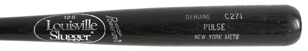1995 Bill Pulsipher New York Mets Louisville Slugger Professional Model Game Used Bat (MEARS LOA)