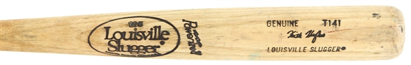 1987-88 Keith Hughes Yankees/Phillies/Orioles Louisville Slugger Professional Model Game Used Bat (MEARS LOA)