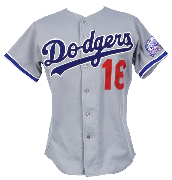 1986-87 Ron Perranoski Los Angeles Dodgers Game Worn Road Jersey (MEARS LOA)