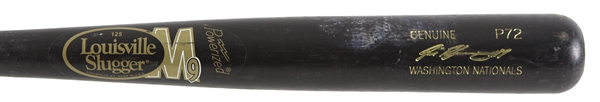 2010 Ivan Rodriguez Washington Nationals Louisville Slugger M9 Professional Model Game Used Bat (MEARS A10)