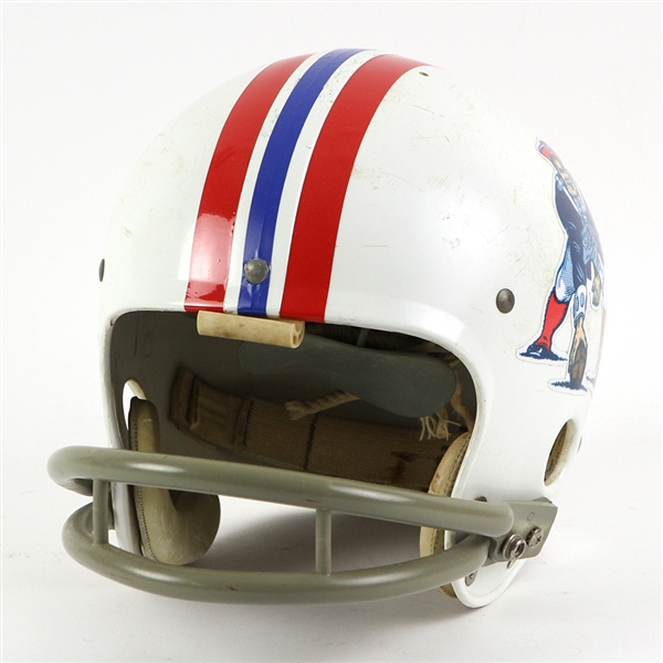 1971-72 Randy Vataha New England Patriots Game Worn Football Helmet (MEARS LOA)