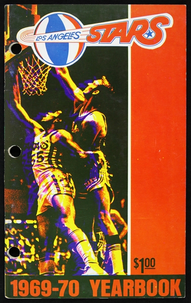 1969-70 Los Angeles Stars ABA Team Yearbook