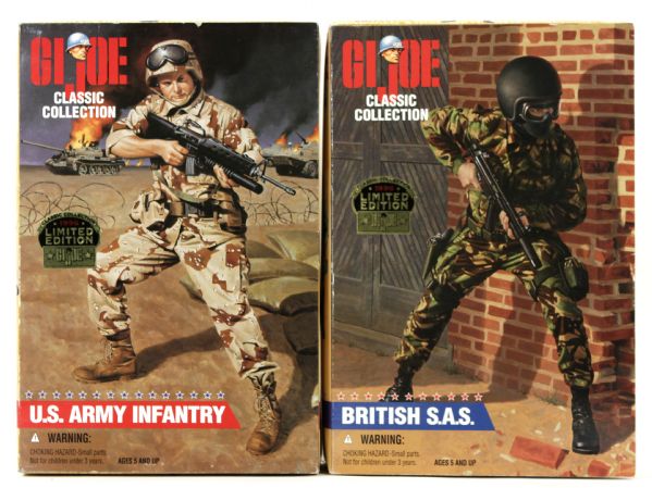 1996 G.I. Joe 12" Tall Action Figure - Lot of 2 From Classic Collection (MIB)