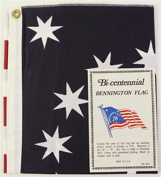 1976 United States of America Bicentennial Bennington Flag