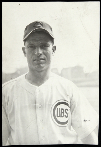 1947 Andy Pafko Chicago Cubs 4.5” x 6.5” B&W Photo