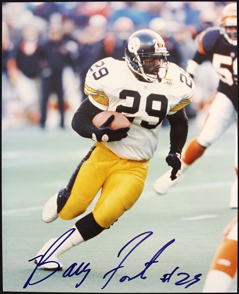 1990s Barry Foster Pittsburgh Steelers Signed 8" x 10" Photo (JSA)