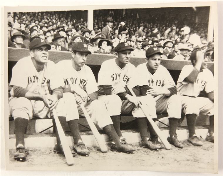 1940s New York Yankees Original Photo Collection - Lot of 41 w/ Joe DiMaggio & More