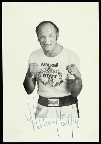 1960s Henry Cooper Boxing Heavyweight Signed 5x7 B&W photo (JSA)