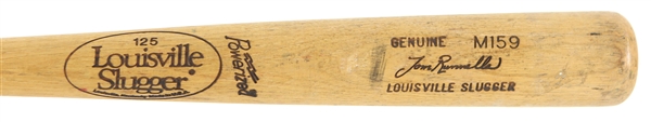 1985 Tom Runnells Cincinnati Reds Louisville Slugger Professional Model Game Used Bat (MEARS LOA)