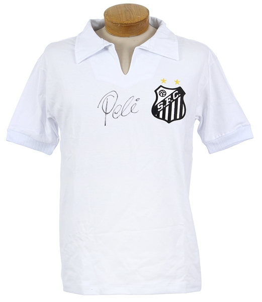 2000s Pele Santos Football Club Signed Jersey (PSA/DNA)