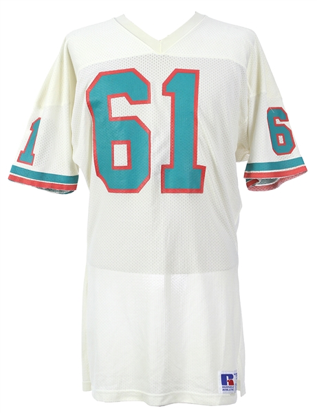 1982-86 Ray Foster Miami Dolphins Game Worn Road Jersey (MEARS LOA)