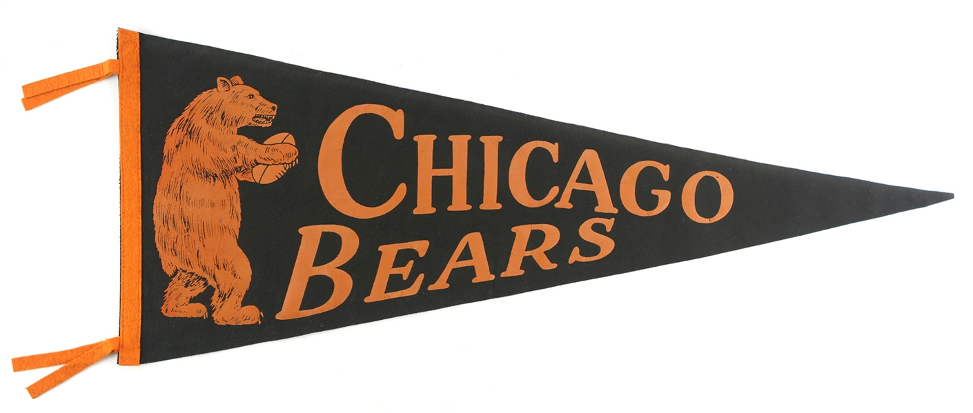 1950s Chicago Bears 29" Full Size Pennant 