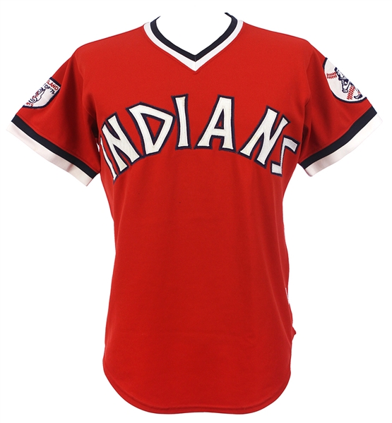 1976 Buddy Bell Cleveland Indians Game Worn Red Alternate Jersey (MEARS LOA)