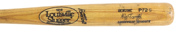 1983-85 Mike Fitzgerald Mets/Expos Louisville Slugger Professional Model Game Used Bat (MEARS LOA)