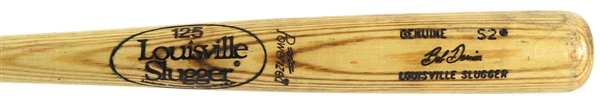 1983 Bob Dernier Philadelphia Phillies Louisville Slugger Professional Model Game Used Bat (MEARS LOA)