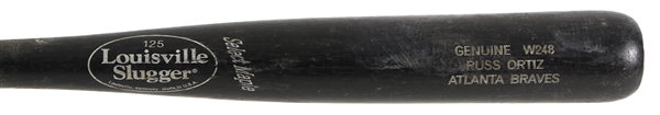 2007 Russ Ortiz San Francisco Giants Louisville Slugger Professional Model Game Used Bat (MEARS LOA) 