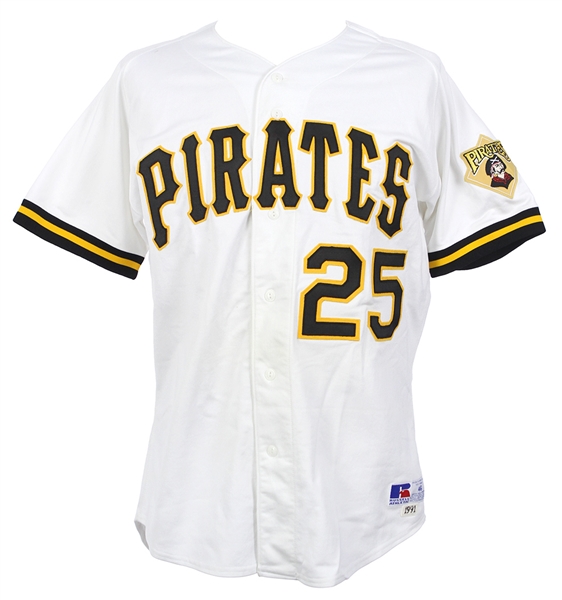 1991 Bobby Bonilla Pittsburgh Pirates Home Jersey (MEARS LOA)
