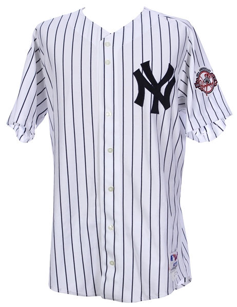 2003 Roger Clemens New York Yankees Game Worn Home Jersey (MEARS A5)
