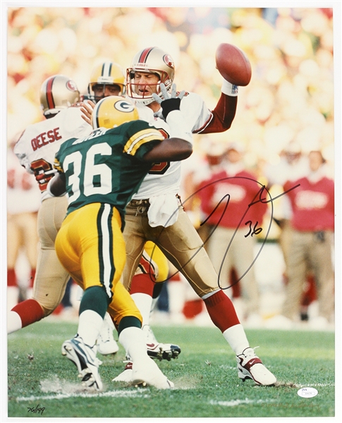 2000s LeRoy Butler Green Bay Packers Signed 16" x 20" Photo (*JSA*) 76/199