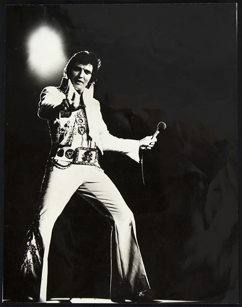 1970s  Elvis Pressley 6”x8” Original Photo