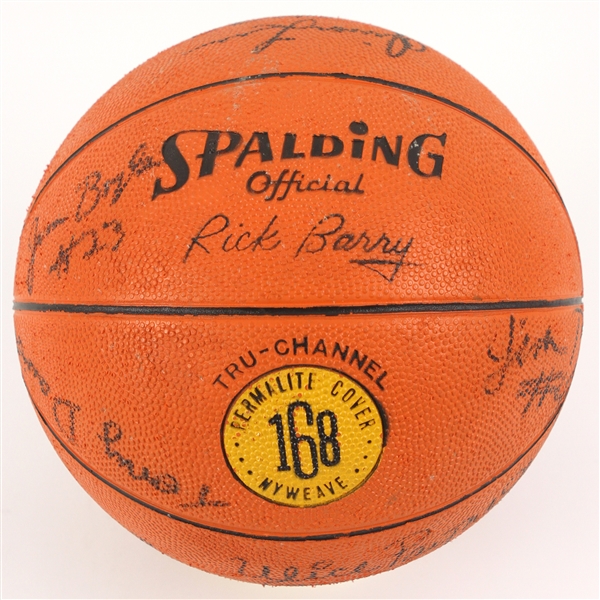 1977-78 Marquette Warriors Team Signed Basketball w/ 12 Signatures Including Butch Lee, Ulice Payne, Jim Boylan & More (MEARS LOA)