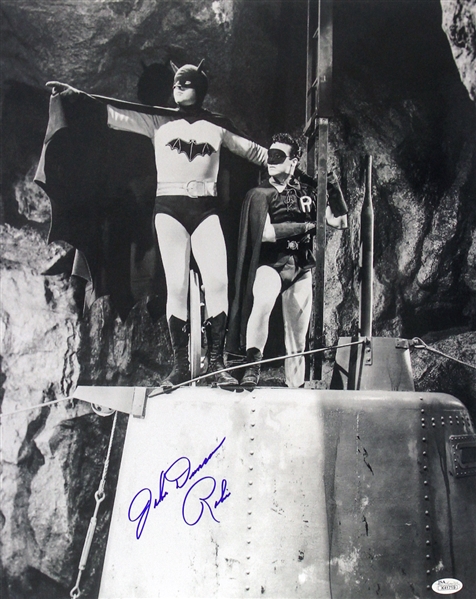 1949 John Duncan Adventures of Batman & Robin (cave scene) Signed LE 16x20 B&W Photo (JSA)