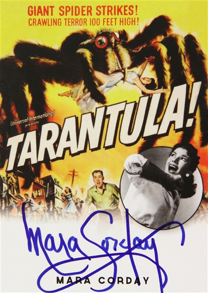 1955 Mara Corday Tarantula Signed LE 16x20 Color Photo (JSA)