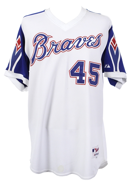 2011 (May 15) Roger McDowell Atlanta Braves Game Worn Civil Rights Game Throwback Jersey (MEARS LOA/Steiner/MLB Hologram)