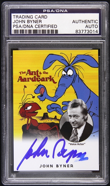 1969 John Byner Ant & the Aardvark Signed LE Trading Card (PSA/DNA Slabbed) 