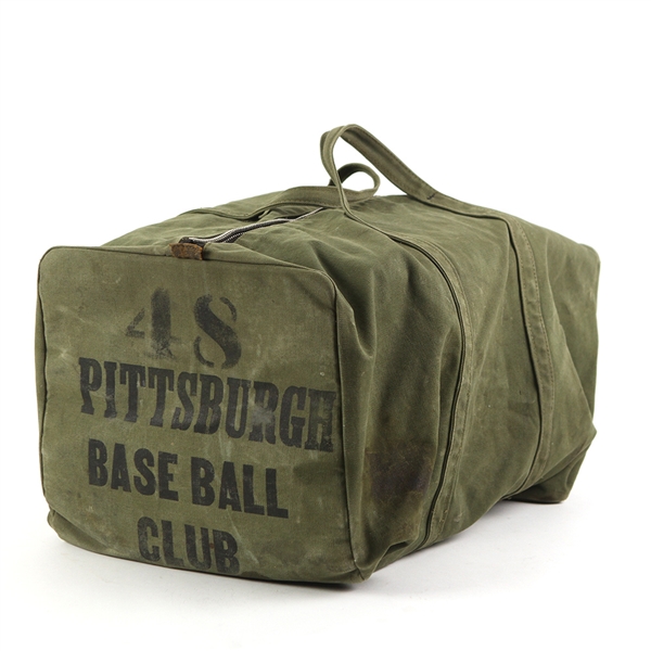 1950s Pittsburgh Pirates Game Used Duffle Bag (MEARS LOA)