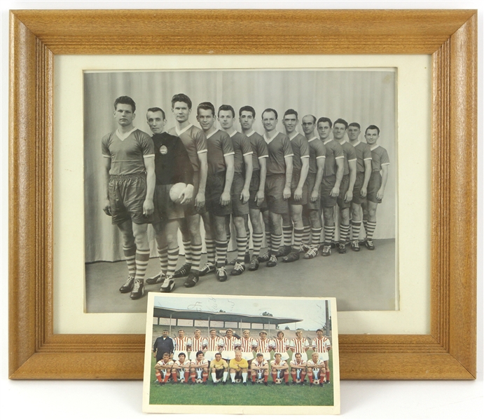 1940s-70s Soccer Team Photo Collection - Lot of 2 