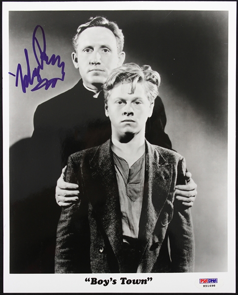 2003 Mickey Rooney Boys Town Signed 8" x 10" Photo (PSA/DNA)