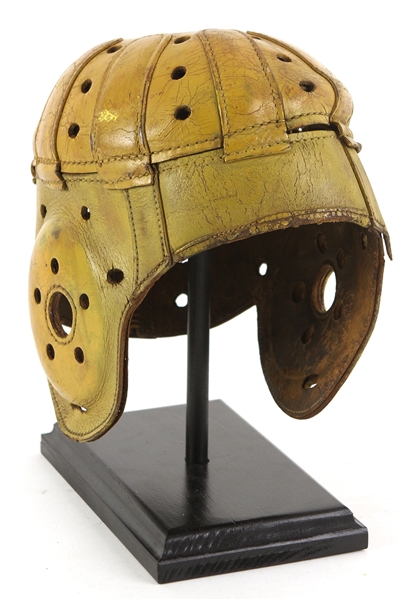1930s Leather Football Helmet
