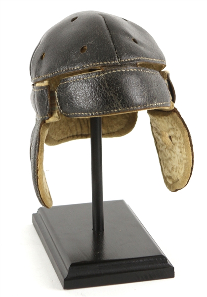 1920s Leather Football Helmet