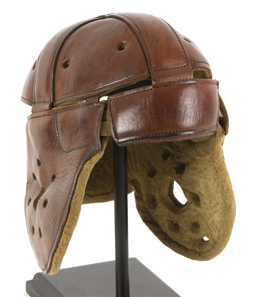 1920s Thomas Wilson Leather Dog Ear Football Helmet