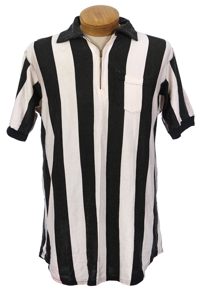 1967-73 Jim Tunney NFL Referee Signed Game Worn Shirt (MEARS LOA/JSA)