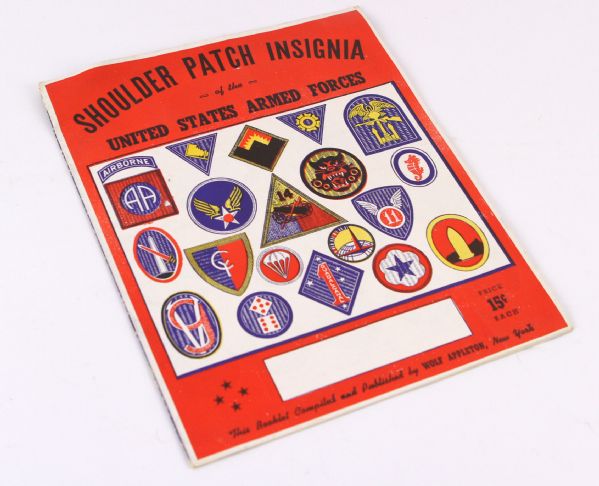 1941-45 WW2 Shoulder Patch Insignia of the United States Armed Forces Wolf Appleton Catalog
