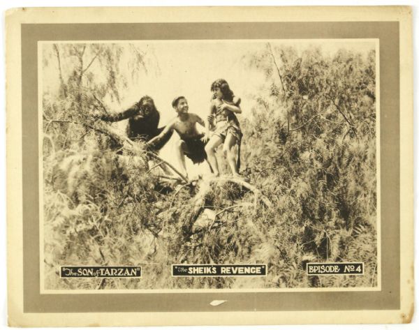 1920 The Son of Tarzan “The Sheik’s Revenge” Episode No. 4 (11”x15”) Original Lobby Card 