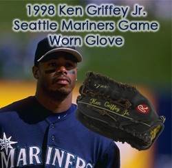 1998 Ken Griffey Jr. Seattle Mariners Game Worn Rawlings Glove (MEARS LOA) “Finest Example Known In The Hobby!”